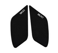 Moto réservoir Coussinets Autocollants Protection De Réservoir De Carburant Latéral De Moto Pour Kawasaki Z 900 SE Z900 Z 900 2017-2023 Protection Réservoir Carburant Autocollant Étanches(Noir A)