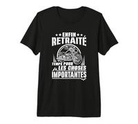 Moto Retraite Motard - Enfin Retraité - Motard Retraité 2025 T-Shirt Haut de Gamme