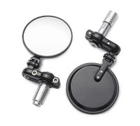 Moto Rétrovise 2 PIÈCES/Ensemble 22mm Universel Moto Miroir Poignée Bar Fin Rétroviseurs Latéraux Accessoires Universel Moto