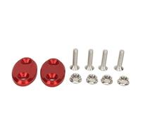 Moto Rétroviseur Couvercle De Base De Protection Durable En Alliage D'aluminium Cap pour S1000RR 2009 - 2019 (Rouge)