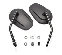 Moto Retroviseur Guidon 1 Paire De Rétroviseurs Latéraux De Moto, Rétroviseurs avec Mots, Support De Guidon en Verre, Rétroviseur Latéral Grand Angle pour Moto