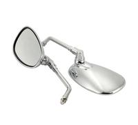 Moto rétroviseur Guidon 2PCS / Universial 10 Mm Rétrovision Motorcycle Rotation De Vision HD Miroirs Côté Arrière Accessoires