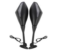 moto retroviseur guidon Pour CBR1000RR Pour CBR300R 2004-2018 Moto Gauche Droit Côté Rétroviseurs Clignotants Aile Rétroviseur(Clear Lens A)