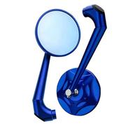 moto retroviseur guidon Pour Ducati Pour Monster 696 Pour 797 Pour 821 Pour Hypermotard 950 Pour Scramble Moto Rétroviseur Rétroviseurs Latéraux(Blue)