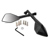 moto retroviseur guidon Pour Hornet 250 CB 600F Pour CBF600 Pour CBR600F CB919 Pour VTX1300 Moto Rétroviseurs Barre Latérale Réglable Vue Arrière(Black)