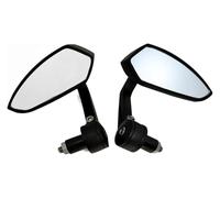 moto retroviseur guidon Pour Kawasaki Pour Tout 7/8" Ou 1" Diamètre De La Poignée : Environ Moto Électrique Rétroviseur Latéral Aile(Black)