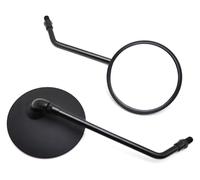 moto retroviseur guidon Pour Kawasaki Z750 Z800 Pour Z900 Z1000 Pour VER&SYS 650 1000 ER6N ER6F Pour Z900RS Moto Rétroviseurs Latéraux(Black)