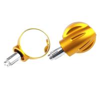 moto retroviseur guidon Pour Suzuki Pour GSXR Moto Angle Mort Rétroviseur Grand 360° Réglable Rétroviseurs Latéraux(Golden)