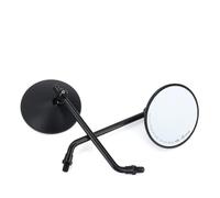 Moto Retroviseur Guidon Rétroviseur Latéral Gauche/Droit 10 Mm, Accessoires Universels pour Moto, Verre De Vue Arrière pour GROM MSX 125 500 300 1100 pour Rebel