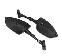 Moto Retroviseur Pour Suzuki Pour GSF600 Pour Bandit GS1000 Pour GS500 Pour GSX1100F Pour Katana 1 paire de rétroviseurs moto 10 mm 8 Rétroviseurs Latéraux(Noir)