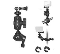 Moto Rétroviseur Support Vélo Guidon Pince Compatible avec Insta360 X5-X