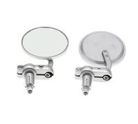 Moto Rétroviseurs 1 paire de rétroviseurs universels pour moto, en aluminium noir, 22 mm, pour guidon, rétroviseurs latéraux, accessoires pour moteur