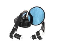 Moto rétroviseurs latéraux Rétroviseurs Latéraux pour Guidon De Moto pour Vespa pour Piaggio GTV GTS LT S LX LXV 50 125 250 300 Réduisant Les Vibrations Guidon Latéral(Argent)