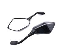 Moto Rétroviseurs Pour Hornet Pour CB650R Pour CBR650 Pour R Rétroviseurs Latéraux 8 Mm Et 10 Mm Rétroviseurs Universels Avec Clignotants À LED(Carbon Fiber Color)