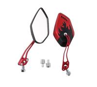 Moto Rétroviseurs Rétroviseurs universels pour moto, 2 x, 8 mm/10 mm, anti-vertige, accessoires CNC, rétroviseurs latéraux, outil de montage, boulons
