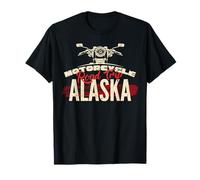 Moto Road Trip Alaska 2024 Riding Squad Hommes Cadeaux T-Shirt