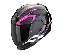 Moto Scorpion EXO-491 Kipta (Noir/Rose/Blanc) Taille: M (57)