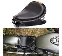Moto Selle Bobber, Noir Siège solo de moto en cuir à ressort assis coussin de siège unique pour Bobber Sportster XL883 1200 48 quarante huit Softtail Dyna Street Glide Chopper