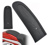 Moto Selle monoplace Motorcycle Black Rear Bib Skin w/Flame Stitch Fit for Dyna Fat Bob Street Bob Super Glide Wide Glide FXDWG 07-17