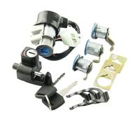 Moto Serrure D'Allumage CN250 Pour Helix 1986-2007 35010-KS4-711 Kit D'accessoires Comprenant Contacteur D'allumage Bouchon Réservoir D'essence Clé Verrouillage Selle