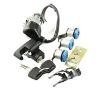 Moto Serrure D'Allumage CN250 Pour Helix 1986-2007 35010-KS4-711 Kit D'accessoires Comprenant Contacteur D'allumage Bouchon Réservoir D'essence Verrou Selle Clé