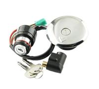 Moto Serrure D'Allumage Kit omprenant Contacteur D'allumage Bouchon Réservoir D'essence Verrou Selle Serrure Moto Pour Suzuki GN125 (1982-2001)