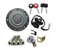 Moto Serrure D'Allumage Kit Clés Comprenant Contacteur D'allumage Bouchon Réservoir D'essence Verrou Selle Clé Pour YZF R1 R6 Pour FJR1300 FZ6 YZF1000/600(A)