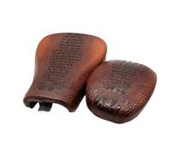 Moto siège Deux Places Oreiller en PU pour Conducteur, Coussin De Siège Solo, Passager pour pour Sportster pour Quarante Huit XL1200 XL883 XL 883 72 48 2006-2013