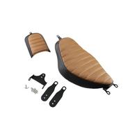 Moto siège Deux Places Siège Conducteur Et Passager Arrière en PU Brut, Artisanat Diamant, Double Coussin pour Sportster XL883 1200 2004 - 2018