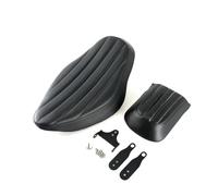 Moto siège Deux Places Siège Conducteur Et Passager Arrière en PU Brut, Artisanat Diamant, Double Coussin pour Sportster XL883 1200 2004 - 2018