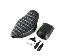 Moto siège Deux Places Siège Conducteur Et Passager Arrière en PU Brut, Artisanat Diamant, Double Coussin pour Sportster XL883 1200 2004 - 2018
