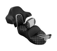 Moto siège Dossiers De Siège Conducteur Et Passager Moto Pour Harley Road Glide Special FLTRXS 2015-2020 2021(White)