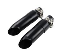 Moto Silencieux D'échappement Lien Tuyau pour Indian pour Scout pour Bobber 15-23 D'échappement Enfiler Silencieux Courts Enfiler avec DB Killer Convient(Black with Muffler)