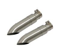 Moto Silencieux D'échappement Lien Tuyau pour Indian pour Scout pour Bobber 15-23 D'échappement Enfiler Silencieux Courts Enfiler avec DB Killer Convient(Silver with Muffler)