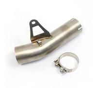 Moto Silencieux D'Échappement Pour BMW Pour S1000RR Pour S 1000 RR 2010 2011 2012 2013 2014 2015 2016 Année Moto Silencieux D'échappement Moyen Lien Tuyau Connexion(Chrome)