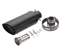 Moto Silencieux Tuyau D'échappement Admission Moto 51 Mm 61 Mm Silencieux Moto Échappement Tuyau D'échappement(Type A 51mm)