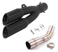 Moto Silencieux Tuyau D'échappement Pour B&enelli 502C Trk502C Moto Système Silencieux Modifié Liaison Silencieux Amovible Db Killer Échappement Tuyau(F)