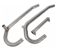 Moto Silencieux Tuyau D'échappement Pour B&MW R75 R80 R90 R100 Moto Tuyau D'échappement 38 Mm Acier Inoxydable Avant Échappement Collecteur Silencieux Collecteur