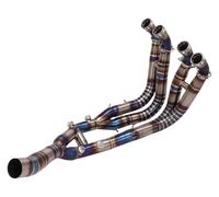 moto silencieux tuyau d'échappement Pour BMW S1000RR 2019-2023 S1000R 2021-2023 - Moto Complète Échappement Système Collecteur Branchement Avant Tube Silencieux(Type D)