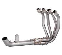 Moto Silencieux Tuyau D'échappement Pour K&awasaki Pour Ninja ZX4R ZX4RR 2022 2023 Moto Modifié Avant Lien Milieu Silencieux Système Complet Tuyau D'échappement(TYPE-D)