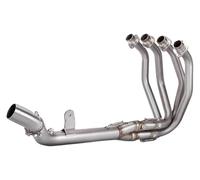 Moto Silencieux Tuyau D'échappement Pour K&awasaki Pour Ninja ZX4R ZX4RR 2022 2023 Moto Modifié Avant Lien Milieu Silencieux Système Complet Tuyau D'échappement(TYPE-C)