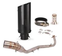 Moto Silencieux Tuyau D'échappement Pour K&awasaki Z125 Z125 Pro Jusqu'en 2018 Moto Système Avant Bras Intermédiaire 51 Mm Silencieux Embout D'échappement DB Killer Échappement Tuyau(Model 3)