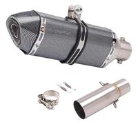 Moto Silencieux Tuyau D'échappement Pour P&iaggio Pour BEVERLY 125 300 MP3 125 250 300 LT X10 2008-2016 Moto Silencieux Bras Intermédiaire Silencieux Échappement Tuyau(Type D)