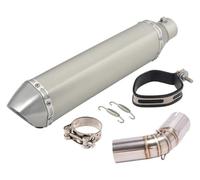 Moto Silencieux Tuyau D'échappement Pour S&uzuki Pour V-STROM 1000 DL1000 DL 1000 2014-2019 Moto Système Moyeu Tube De Liaison Silencieux Silencieux Tuyau D'échappement(B)