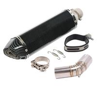 Moto Silencieux Tuyau D'échappement Pour S&uzuki Pour V-STROM 1000 DL1000 DL 1000 2014-2019 Moto Système Moyeu Tube De Liaison Silencieux Silencieux Tuyau D'échappement(E)
