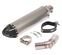 Moto Silencieux Tuyau D'échappement Pour S&uzuki Pour V-STROM 1000 DL1000 DL 1000 2014-2019 Moto Système Moyeu Tube De Liaison Silencieux Silencieux Tuyau D'échappement(F)
