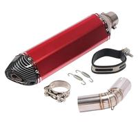 Moto Silencieux Tuyau D'échappement Pour S&uzuki Pour V-STROM 1000 DL1000 DL 1000 2014-2019 Système Moto Tube Intermédiaire Lien Silencieux Tuyau D'échappement À Enfiler(G)