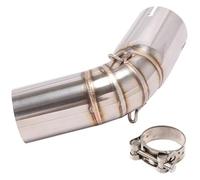Moto Silencieux Tuyau D'échappement Pour S&uzuki Pour V-STROM 1000 DL1000 DL 1000 2014-2019 Système Moto Tube Intermédiaire Lien Silencieux Tuyau D'échappement À Enfiler(Mid Link Pipe)