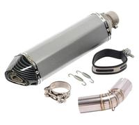 Moto Silencieux Tuyau D'échappement Pour S&uzuki Pour V-STROM 1000 DL1000 DL 1000 2014-2019 Système Moto Tube Intermédiaire Lien Silencieux Tuyau D'échappement À Enfiler(D)
