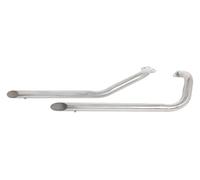 Moto Silencieux Tuyau D'échappement Pour Shadow ACE 750 VT750C VT750C VT750CD Pour Système Double Silencieux De Moto De Luxe(Silver)